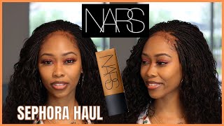 Sephora Haul  NARS Soft Matte Foundation Moorea GRWM [upl. by Yam]