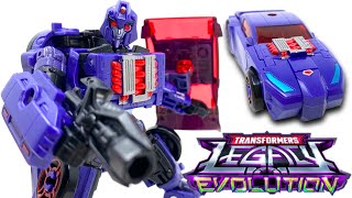 Transformers LEGACY Evolution Deluxe Class CYBERVERSE Universe SHADOW STRIKER Review [upl. by Ariait]