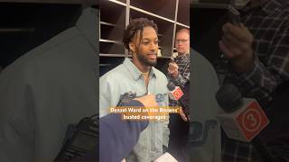 Denzel Ward on the Browns’ busted coverages vs the Chargers [upl. by Assi]