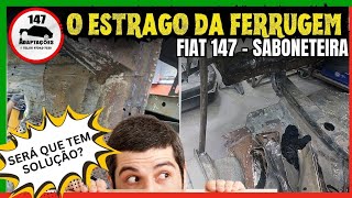 🏭 PROCESSO DE FUNILARIA ARTESANAL NO CARRO ANTIGO  FIAT 147 SABONETEIRA [upl. by Valida27]