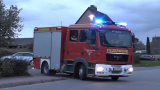 Sirenenalarm  Feuer in Kinderheim Einsatzfahrten FF Winnemark amp FF SchönhagenHöxmark [upl. by Asylla429]