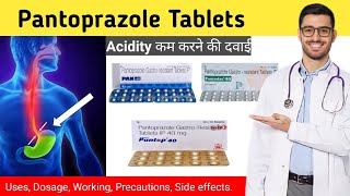 Pantoprazole 40 mg hindi  Pantoprazole tablet uses in hindi  Pan 40 tablet [upl. by Ttehc]