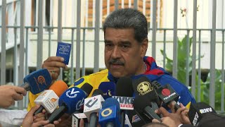 Venezuelas Maduro says will make sure vote results respected  AFP [upl. by Zelten]