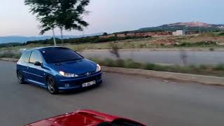 PEUGEOT 206RC WAREX amp POPCORN [upl. by Tare]