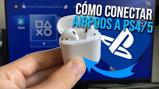 Cómo conectar Airpods a PS4  Cómo conectar AirPods a PS5  AirPods PlayStation [upl. by Einnov]