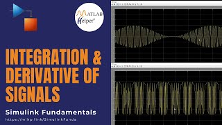 Integration amp Derivative of Signals  Simulink Fundamentals  MATLABHelper [upl. by Pavlov964]