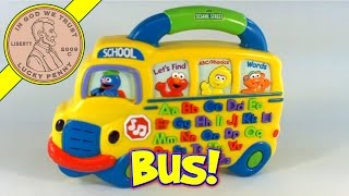 FisherPrice Mattel Elmo amp Friends Talking Alphabet Sesame Street School Bus [upl. by Gerhardine]