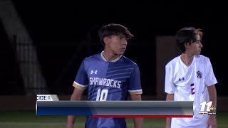 Yuma Catholic boys soccer beats Trivium Prep [upl. by Edyaw]