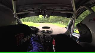 rallye de neufchatel 2014 es 6 2014 clio 3 a7k [upl. by Earased]