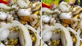 La célèbre salade fruits de mer 🥗peu de gens connaissent cette recette [upl. by Benenson]