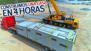 ¡Construimos una casa en 4 horas [upl. by Akeenat]