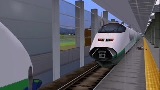 Railsim 東北新幹線 つばさ・やまびこ 郡山～仙台 福島分割有 PV有 [upl. by Follmer677]