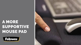 The Best Mouse Pad with Wrist RestFellowes Plush Touch [upl. by Lukey]