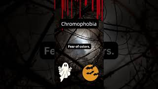 What is Chromophobia  Scary Saturday saturday scary phobia fear learning chromophobia [upl. by Enilegna]