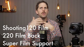 Shooting 120 Film in a 220 Back  Super Film Support [upl. by Yesnek]