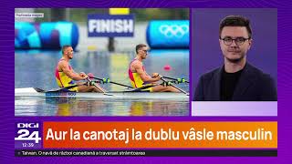 JO 2024 România a câștigat medalia de aur la dublu vâsle masculin Negruțiu „Produc un miracol” [upl. by Nodarb801]