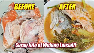 SINIGANG NA ULO NG SALMON  SARAP NITO WALANG LANSA [upl. by Anna-Diane676]