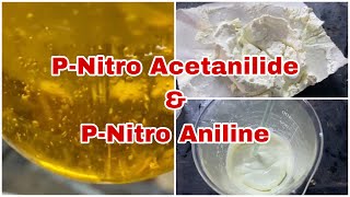 Preparation of Pnitro Acetanilide amp Pnitro aniline Acetanilide nitration experiments organic [upl. by Sik]