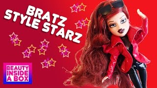 Bratz Style Starz  Doll Review  Beauty Inside A Box [upl. by Lladnyk]