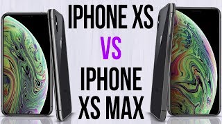 iPhone XS vs iPhone XS Max Comparativo [upl. by Brenk720]