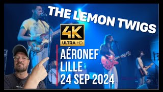 THE LEMON TWIGS • CONCERT • AERONEF DE LILLE • 24 SEPTEMBRE 2024 • FABULEUX [upl. by Yetti]