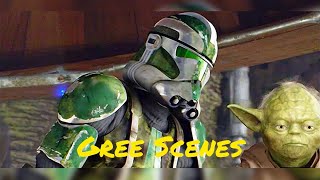 All Commander Gree Scenes  Star Wars [upl. by Lisetta]