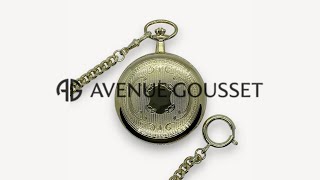 Montre à Gousset Quartz Laval Écusson [upl. by Daggett529]