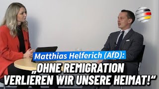 Matthias Helferich AfD „Ohne Remigration verlieren wir unsere Heimat“ [upl. by Leunamne]