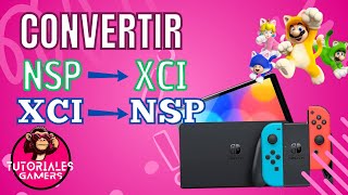 Convertir juegos NSP a XCI y Viceversa [upl. by Crissy]