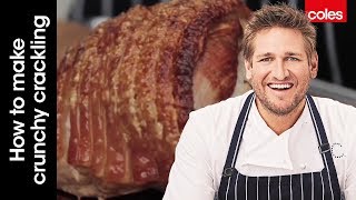 How to Make Crunchy Crackling Pork Roast  Cook with Curtis Stone  Coles [upl. by Leonanie73]