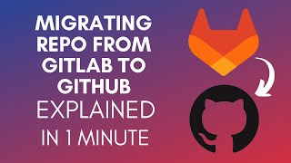 How To Migrate Repo From GitLab To GitHub 2024 [upl. by Nohtiek]