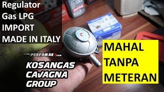 Review Regulator LPG KOSANGAS Cavagna Group Reca Made In Italy kosangas regulator regulatorgas [upl. by Aihsetel]