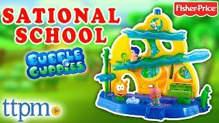 Bubble Guppies Swimsational School Toys Review amp Instructions  FisherPrice [upl. by Lesirg]