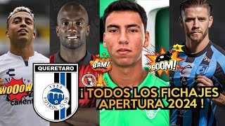 ¡ TODOS LOS REFUERZOS CONFIRMADOS DE LOS GALLOS BLANCOS DE QUERÉTARO PARA EL APERTURA 2024  🤯😱 [upl. by Libb628]