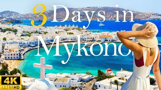 How To Spend 3 Days In MYKONOS Greece  Travel Itinerary [upl. by Acie43]