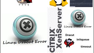 ERROR Dracut initqueue timeoutProblema no boot Xenserver  Recuperar VMs scripts SOLUCIONADOS [upl. by Natloz379]