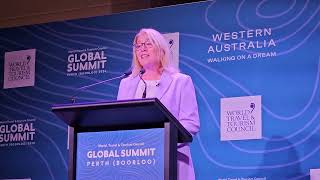 Hon Rita Saffioti Western Australia Poised to Lead Sustainable Growth in Global Tourism  WTTC [upl. by Dekow214]