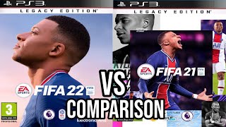 FIFA 22 Vs FIFA 21 PS3 [upl. by Raffaello]