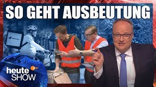 Millionen Deutsche werden um den Mindestlohn beschissen  heuteshow vom 04052018 [upl. by Tennek]