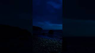 relaxing ocean waves at night [upl. by Berkie]