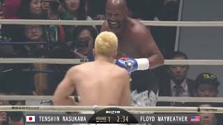 Floyd Mayweather Jr contra Tenshin Nasukawa highlights [upl. by Ayel]