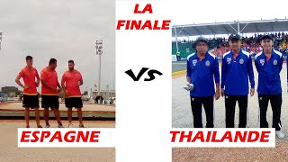 Petanque 2023 Mondial ESPAGNE vs THAILANDE [upl. by Allemap]