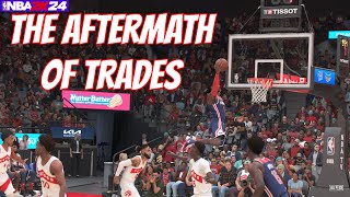 MyNBA Today Washington Wizards Rebuild Episode 15 GOING FACE TO FACE WITH THE AFTERMATH OF TRADES 🏀 [upl. by Zeuqirdor896]