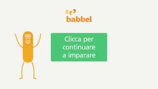 Inglese per principianti Lezione 1  Esercizi Multimediali con Babbel  Imparare linglese [upl. by Nowyt]