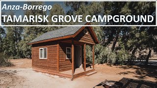 AnzaBorrego TAMARISK GROVE CAMPGROUND REVIEW walkthrough amenities registration [upl. by Nims]