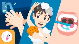 Hygiene Habits for Kids  Compilation  Handwashing Personal Hygiene and Tooth Brushing [upl. by Yursa316]