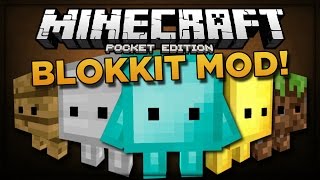 Minecraft pe 0140 mods Blockkit D Những block biết đi D [upl. by Benilda]