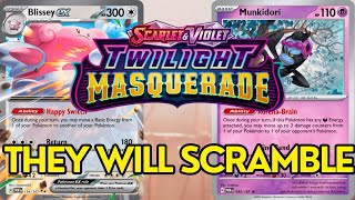 Blissey ex is A LOT better than you think Twilight Masquerade PTCGL Deck Gameplay [upl. by Cand536]