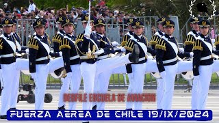 Parada Militar 2024 Desfile Escuela de Aviación Capitán Manuel Avalos Prado fyp desfile chile [upl. by Warrick]