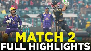 Full Highlights  Quetta Gladiators vs Peshawar Zalmi  Match 2  HBL PSL 9  M2A1A [upl. by Eissirhc]